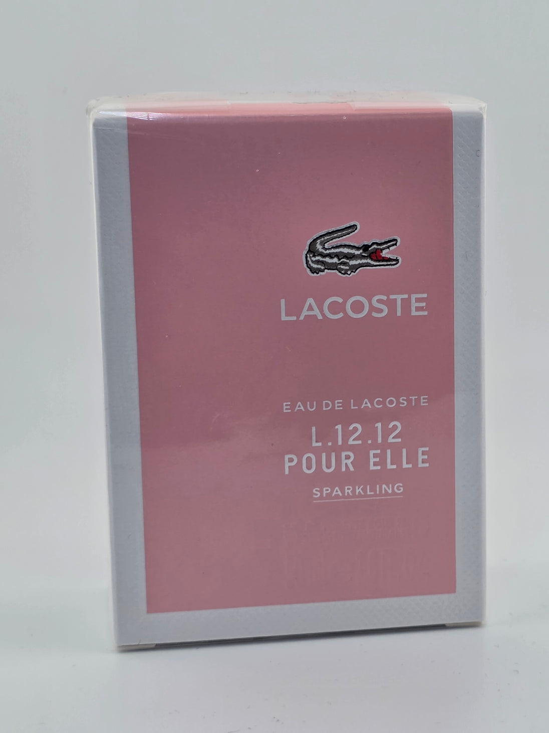 Lacoste L.12.12 Pour Elle Sparkling Eau de Toilette, Damenparfum, 50ml, pinke Verpackung