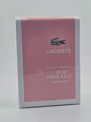 Lacoste L.12.12 Pour Elle Sparkling Eau de Toilette, Damenparfum, 50ml, pinke Verpackung