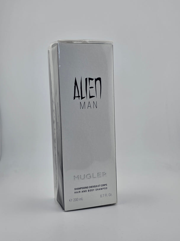 Mugler Alien Man Hair and Body Shampoo 200ml, Rarität, luxuriöse Parfum-Pflege, limitiert