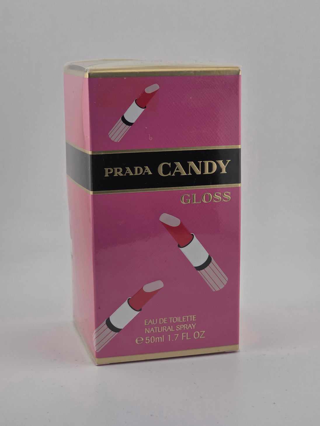 Prada Candy Gloss Eau de Toilette 50ml, Parfum, pinke Box, seltene Rarität, Vintage