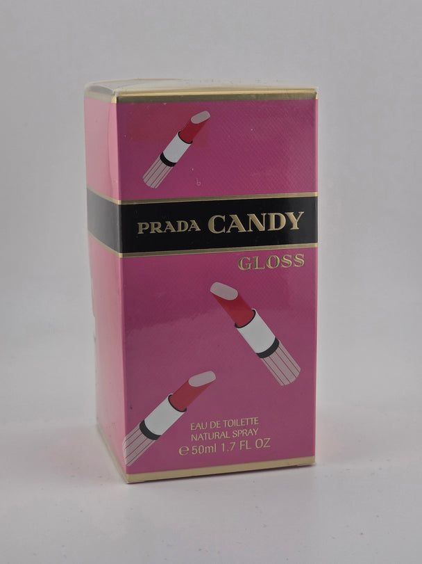 Prada Candy Gloss Eau de Toilette 50ml, Parfum, pinke Box, seltene Rarität, Vintage