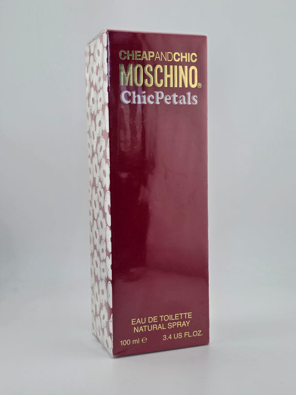 Moschino Cheap and Chic Chic Petals Eau de Toilette 100ml, Damenduft, Rarität, rote Box