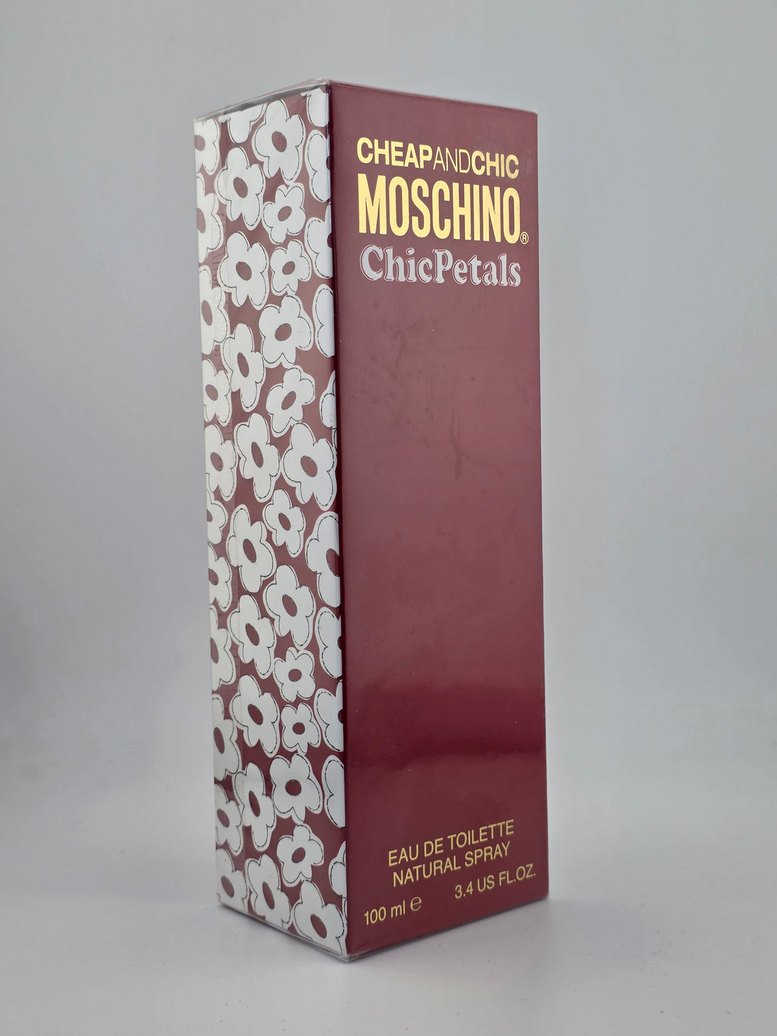 Moschino Cheap and Chic ChicPetals Eau de Toilette 100ml, Rarität, Blütendesign, Vintage