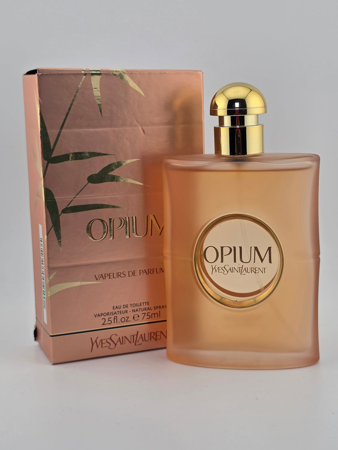 Yves Saint Laurent Opium Eau de Toilette 75ml Vintage Rarität, Duftflakon und Box