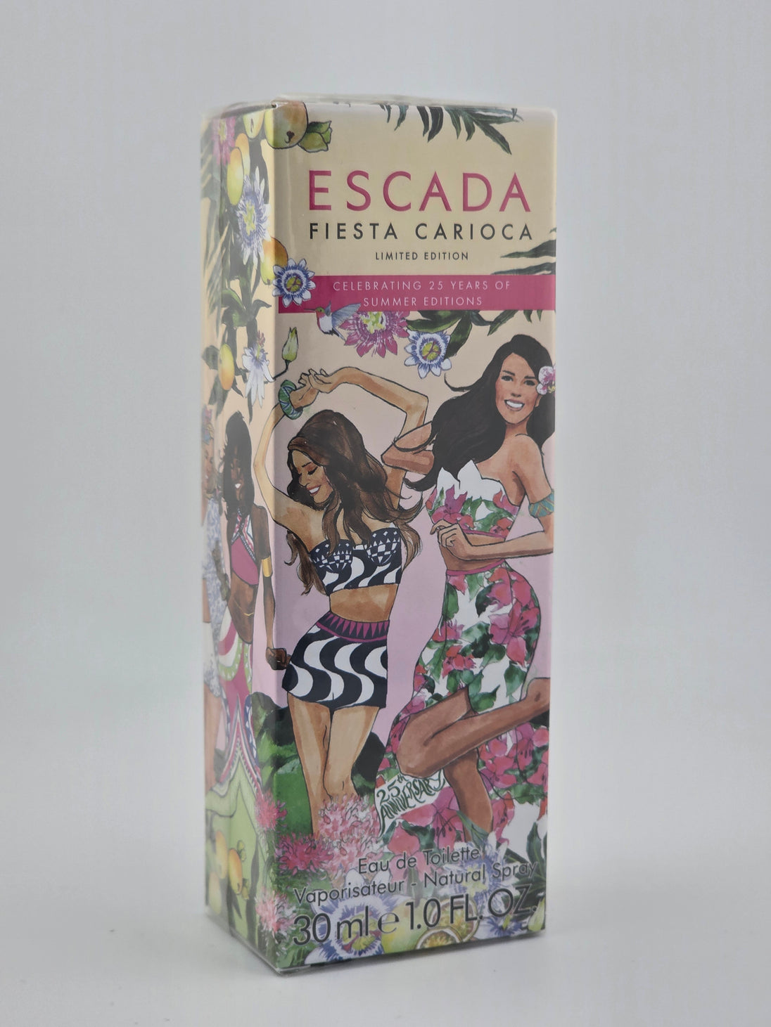Escada Fiesta Carioca Eau de Toilette 30ml, limitierte Edition, Rarität, bunte Verpackung