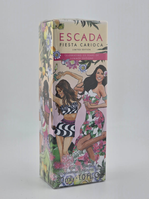 Escada Fiesta Carioca Eau de Toilette 30ml, limitierte Edition, Rarität, bunte Verpackung