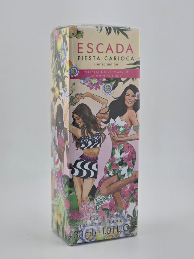 Escada Fiesta Carioca Eau de Toilette 30ml, limitierte Edition, Rarität, bunte Verpackung