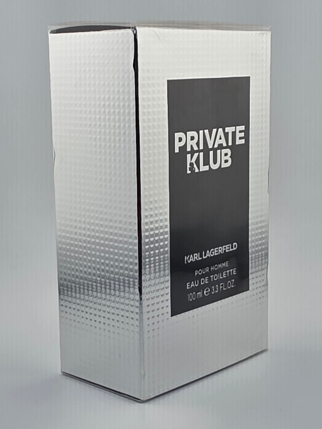 Karl Lagerfeld Private Klub Eau de Toilette 100ml, Herrenduft, Rarität, silberne Box