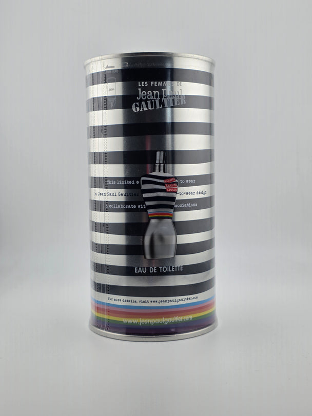 Jean Paul Gaultier Eau de Toilette limitiert, Collector's Edition, gestreifte Vintage-Dose