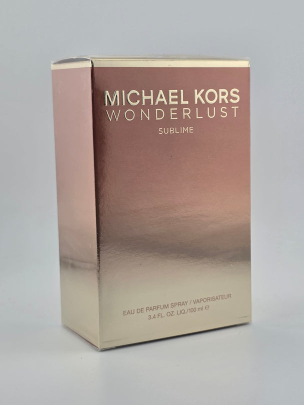 Michael Kors Wonderlust Sublime Eau de Parfum 100ml, goldene Verpackung, Parfum Rarität