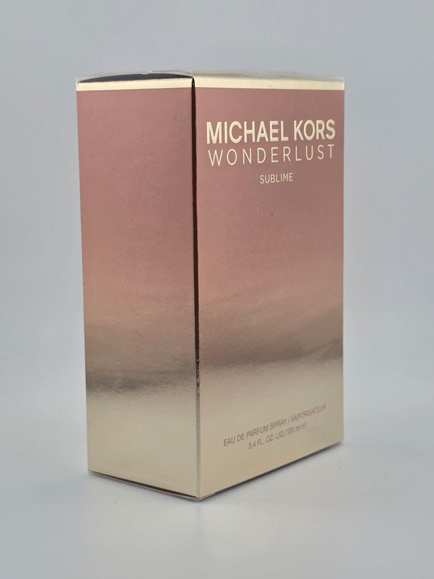 Michael Kors Wonderlust Sublime Eau de Parfum 100ml, Duft, limitiert, gold-rosé Box