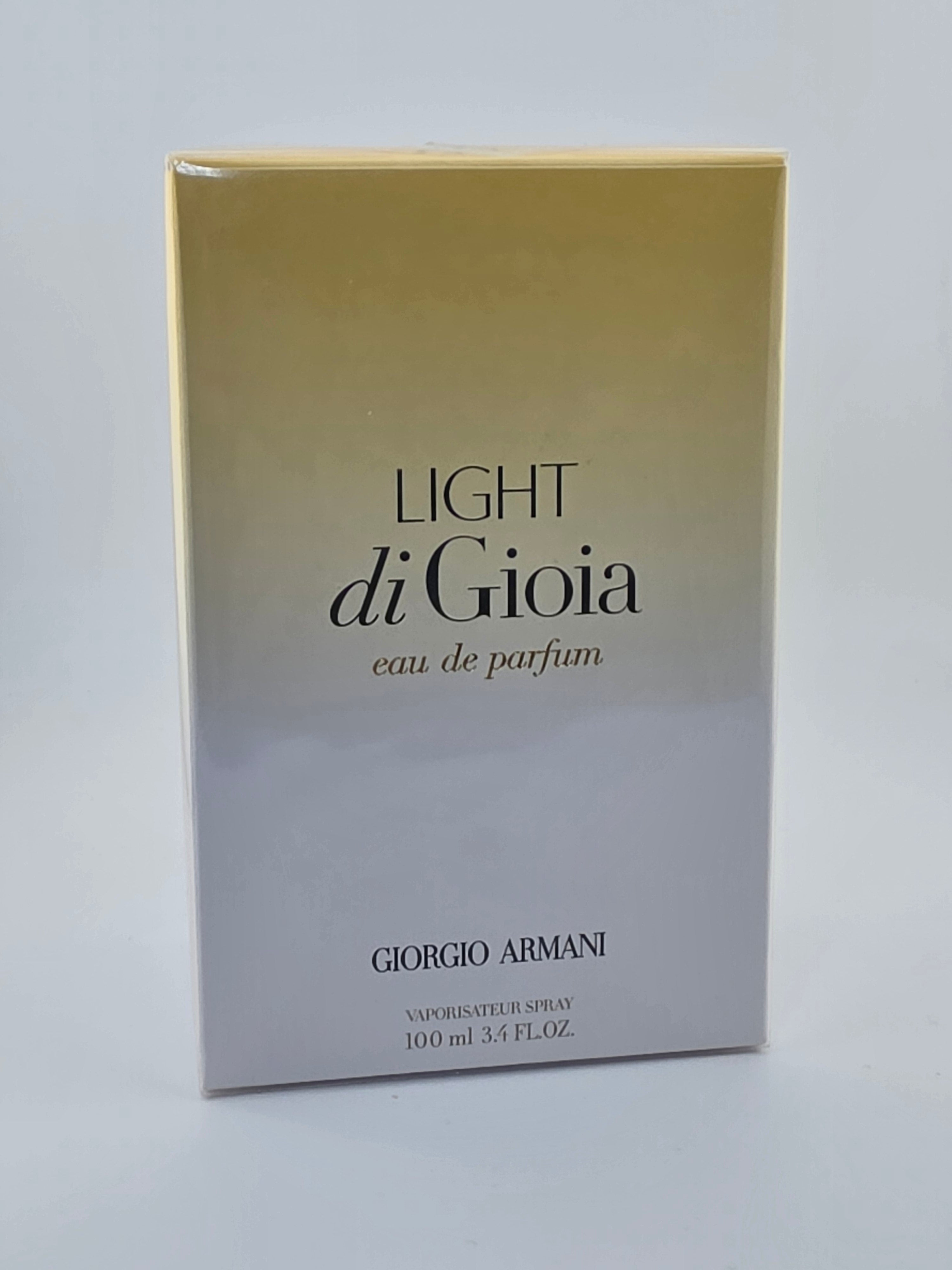 Giorgio Armani Light di Gioia Eau de Parfum 100ml, Damenduft, eleganter Karton, Parfum