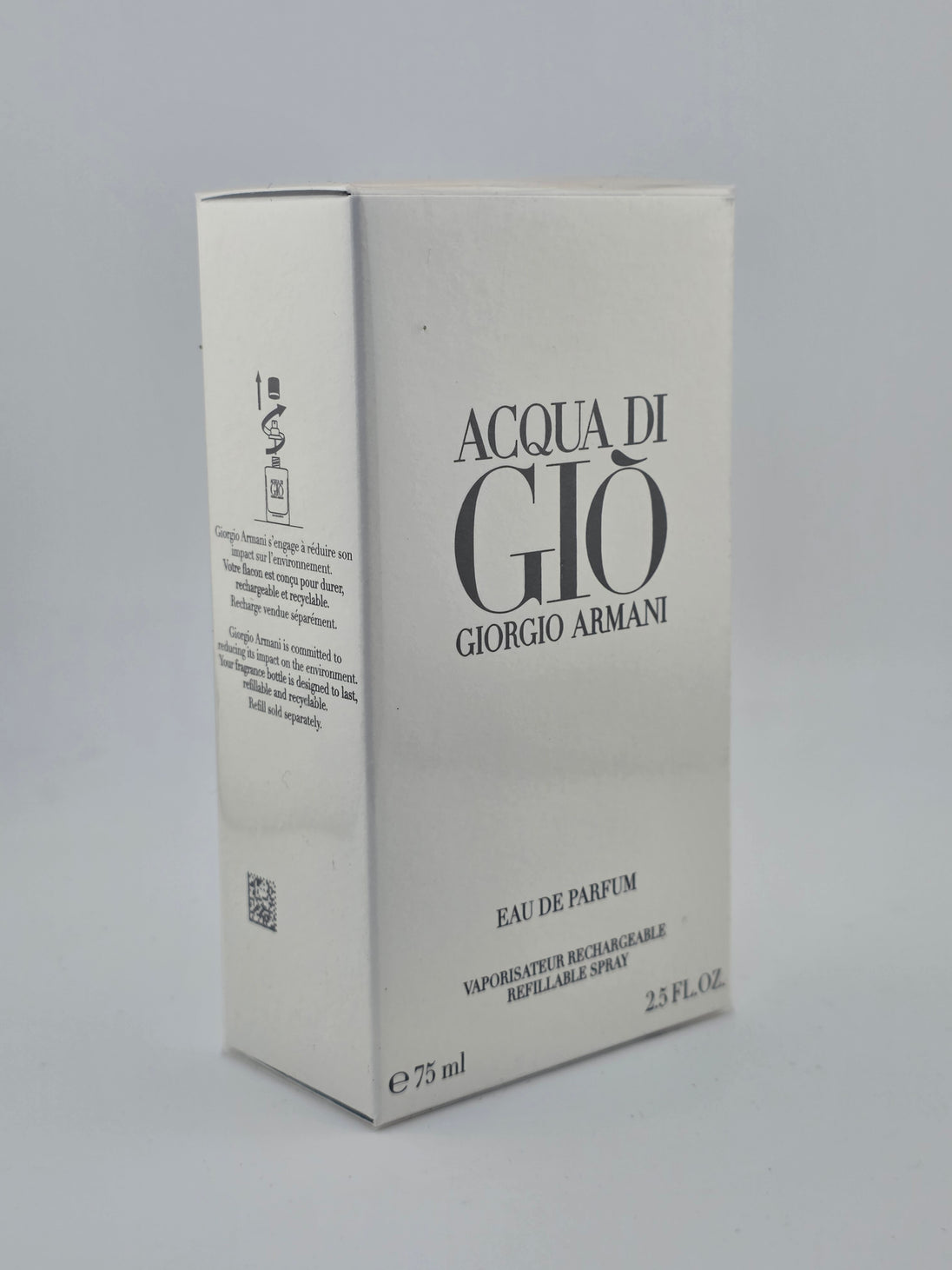 Giorgio Armani Acqua di Giò Eau de Parfum 75ml, Nachfüllbar, Rarität, hochwertiger Duft