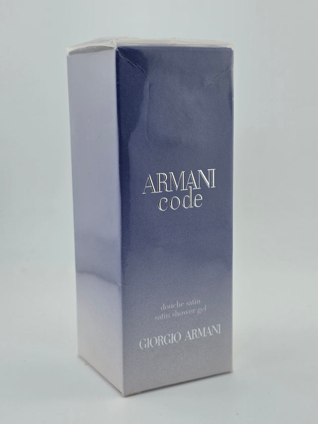 Giorgio Armani Code Duschgel, Satin Shower Gel, limitiert, selten, Beauty-Rarität, OVP