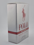 Ralph Lauren Polo Red Rush Eau de Toilette 125ml, silberne Verpackung, Herrenduft
