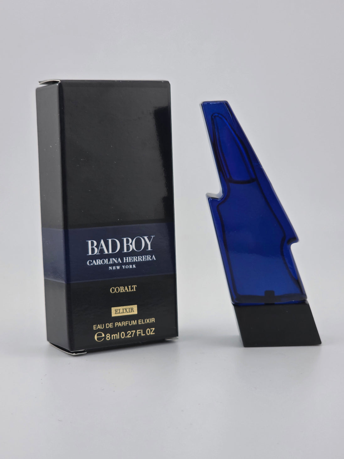 Carolina Herrera Bad Boy Cobalt Elixir Eau de Parfum Miniatur 8ml, Rarität, limitierte Edition