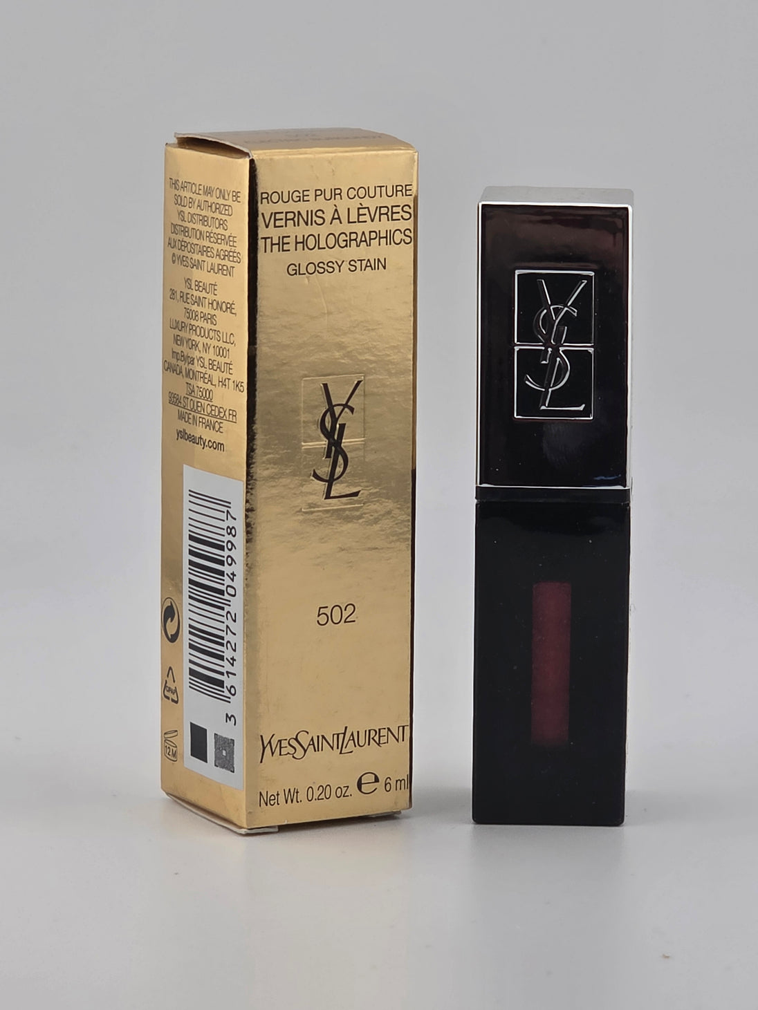 Yves Saint Laurent Rouge Pur Couture Vernis à Lèvres 502, 6ml, limitierte Edition, Rarität