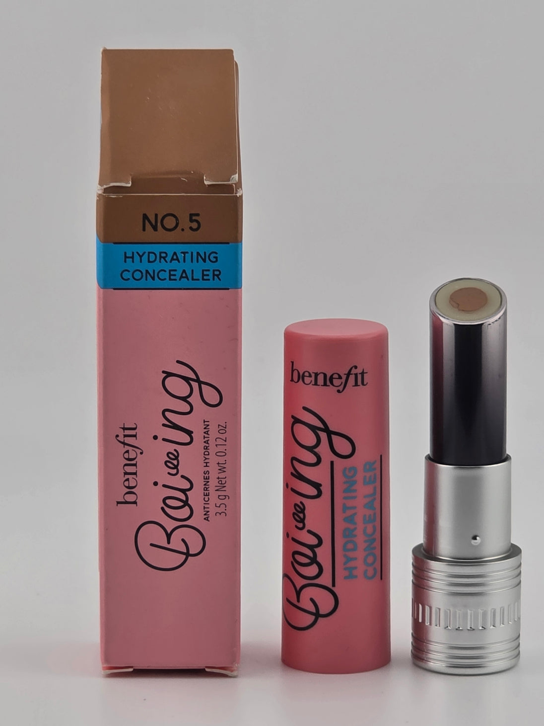 Benefit Boi-ing Hydrating Concealer No. 5, 3,5g, feuchtigkeitsspendender Concealer, Beauty-Produkt