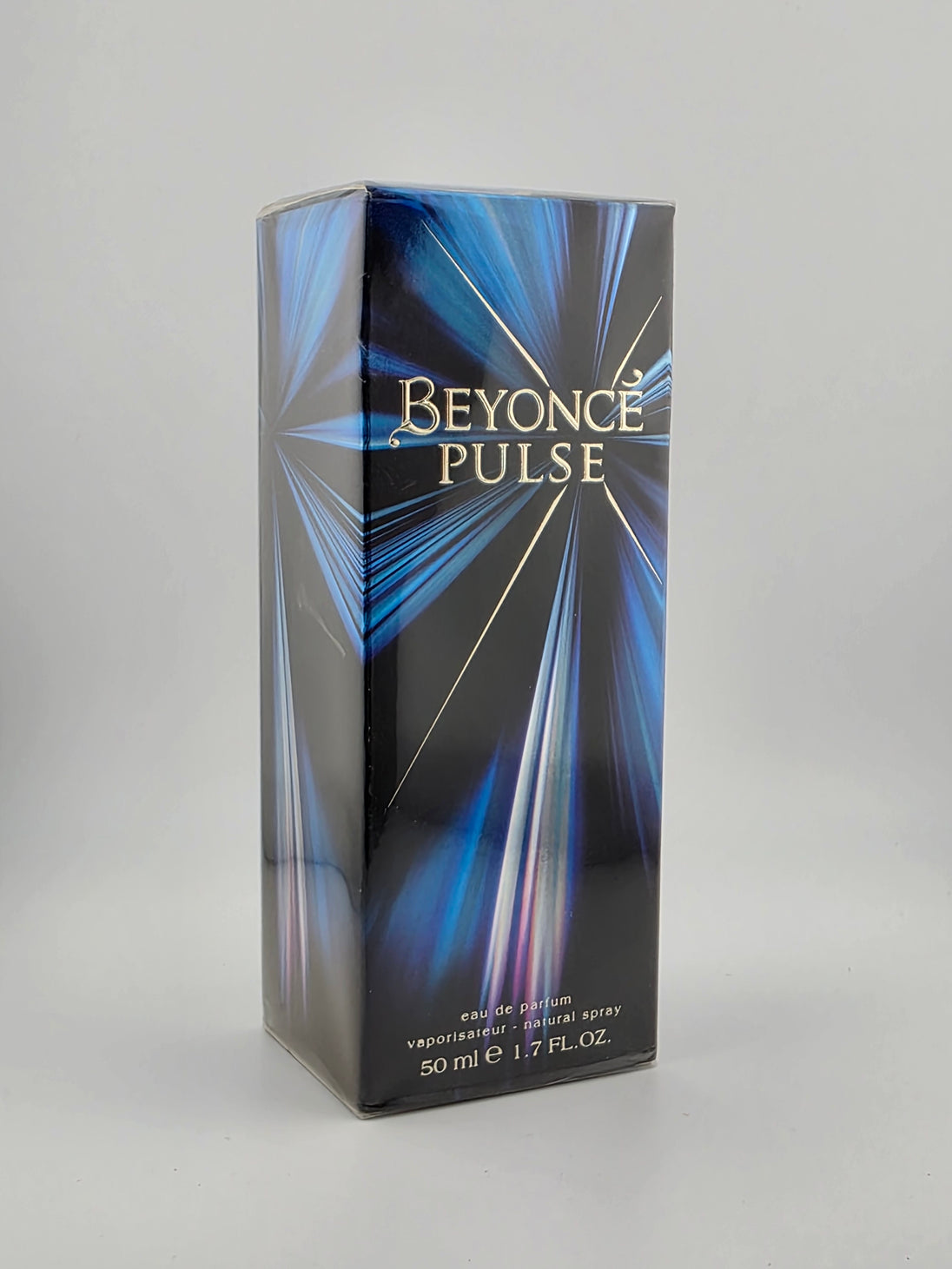 Beyoncé Pulse Eau de Parfum 50ml, Vintage Rarität in blau-schwarzer Verpackung, limitierte Edition