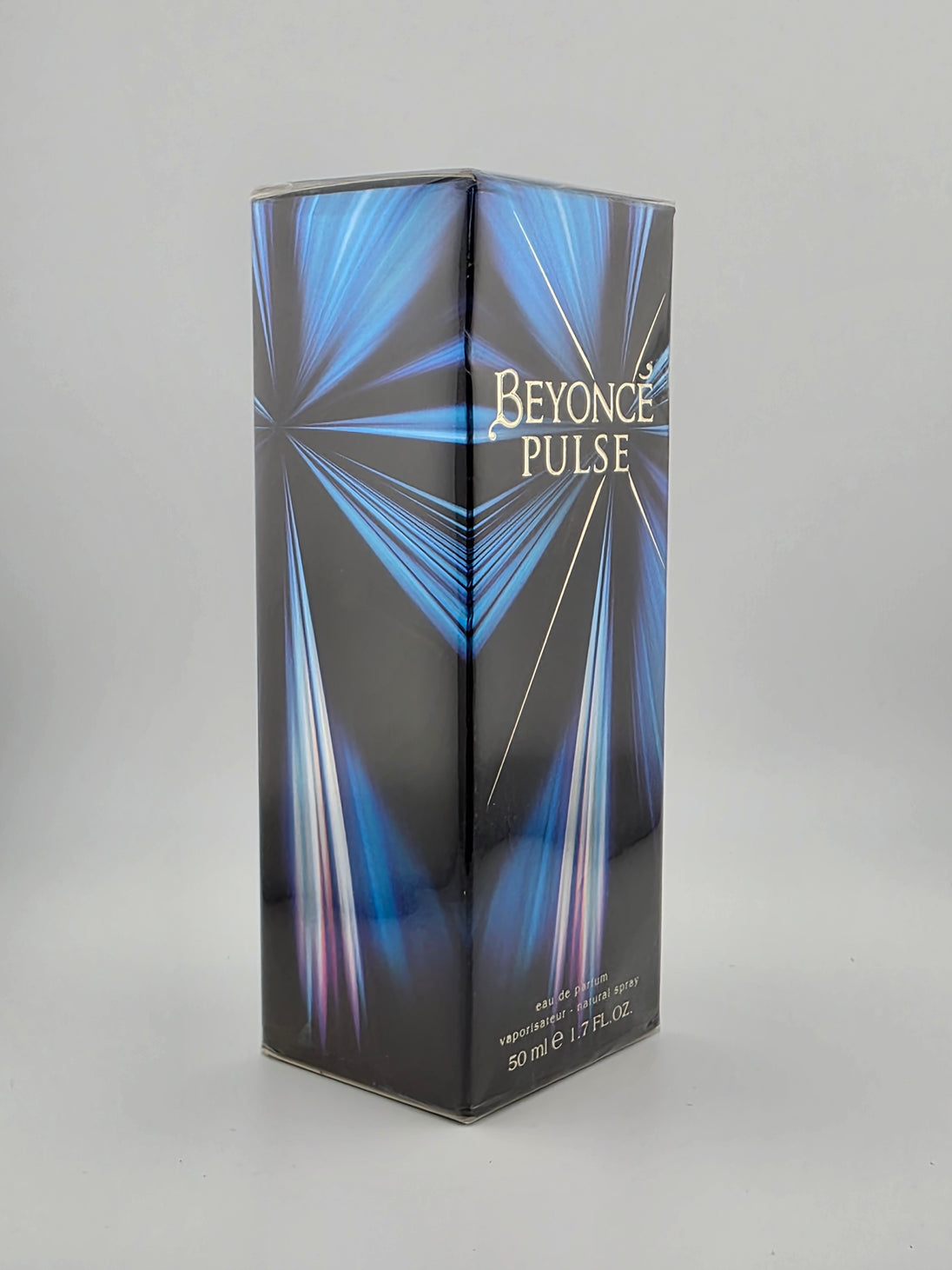 Beyoncé Pulse Eau de Parfum 50ml, Rarität, limitierte Edition, Vintage Parfum in blau-schwarzer Verpackung
