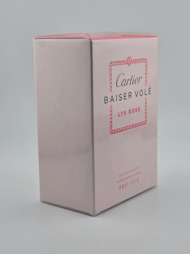 Cartier Baiser Volé Lys Rose Eau de Toilette 50ml, Vintage Rarität in rosa Verpackung