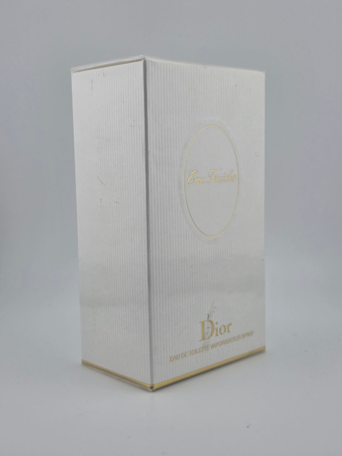 Dior Eau Fraîche Eau de Toilette 100ml, Vintage Rarität in weißer Box mit Goldschrift