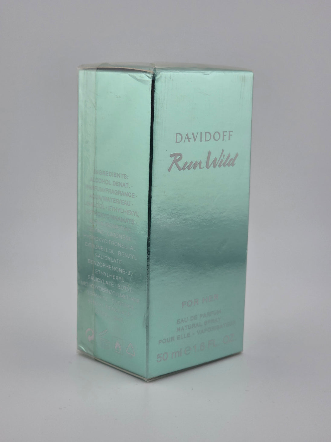 Davidoff Run Wild for Her Eau de Parfum 50ml, Vintage Rarität in Mint-Box