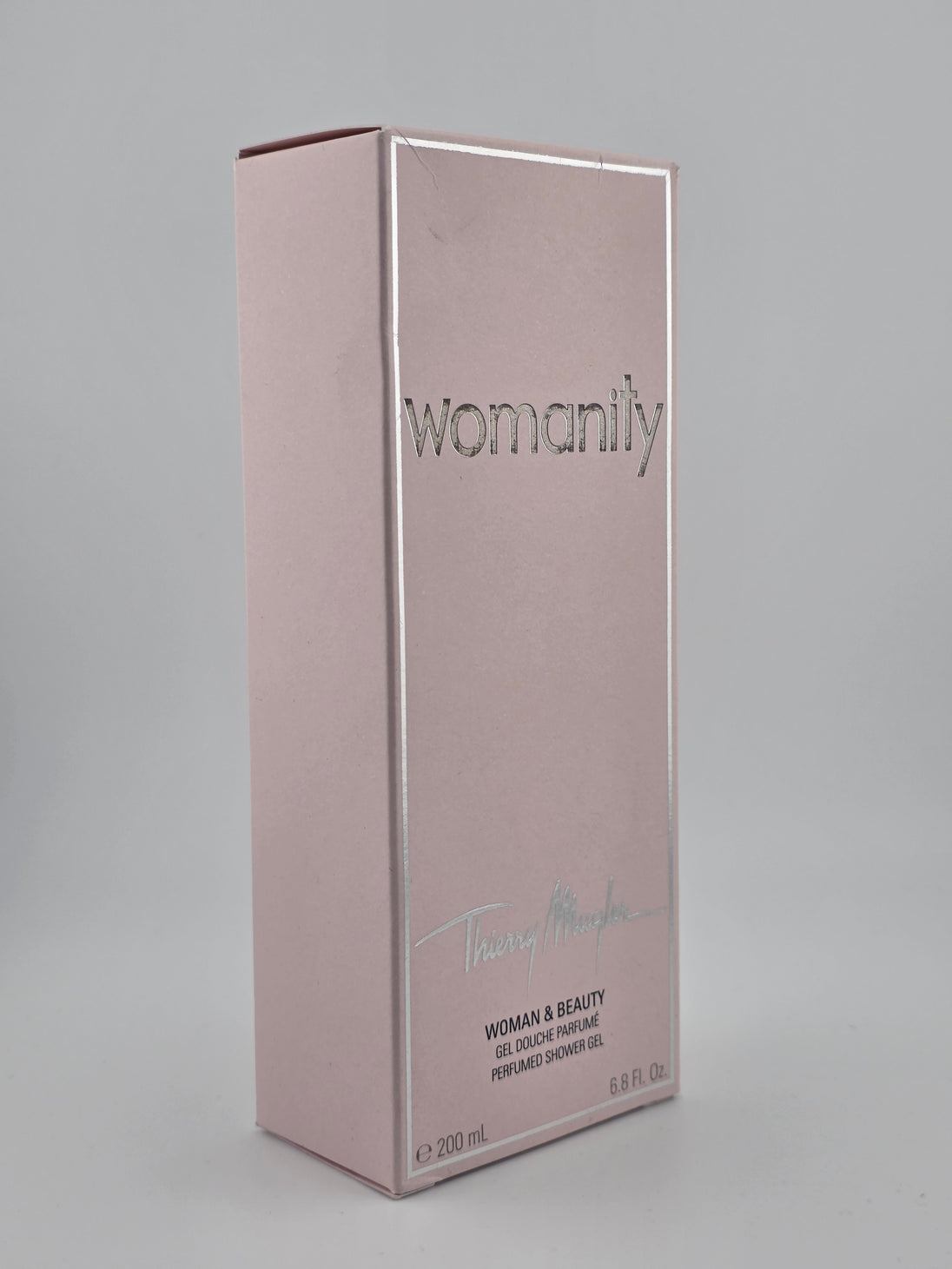 Thierry Mugler Womanity 200ml Duschgel, Vintage Rarität, limitierte Edition, Parfum-Dusche, Collector's Edition
