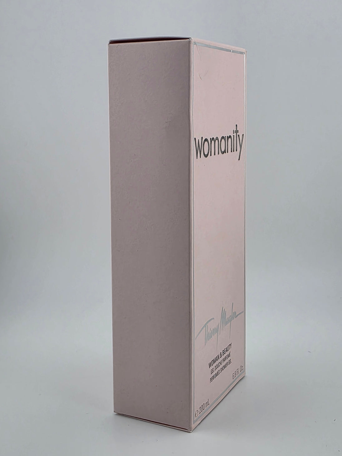 Thierry Mugler Womanity 200ml Duschgel, Vintage Rarität, Parfümiertes Duschgel für Damen