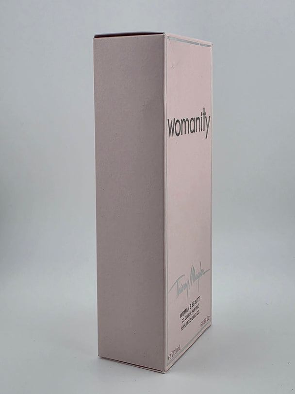 Thierry Mugler Womanity 200ml Duschgel, Vintage Rarität, Parfümiertes Duschgel für Damen
