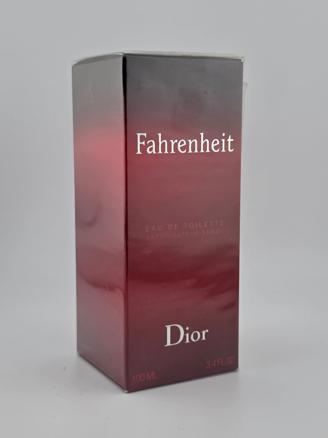 Dior Fahrenheit Eau de Toilette 100ml, Vintage Rarität in roter Verpackung, Collector's Edition