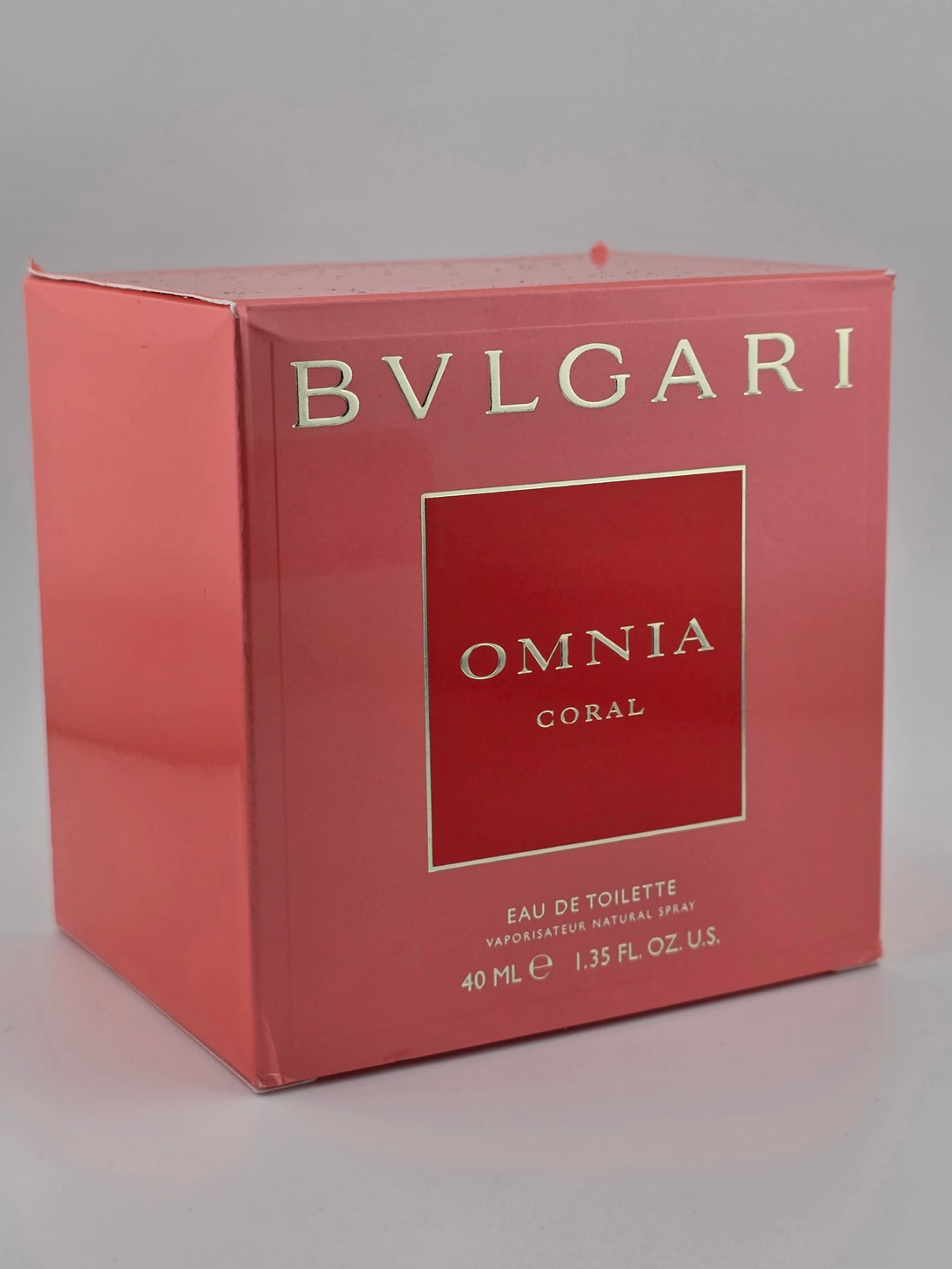 BVLGARI Omnia Coral Eau de Toilette 40ml, Vintage Rarität in rosafarbener Verpackung