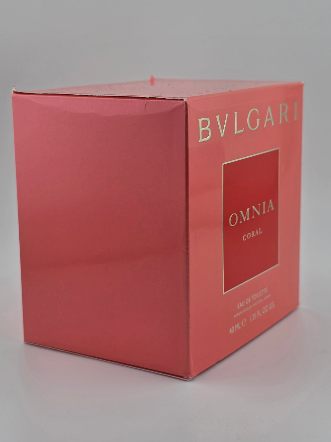 BVLGARI Omnia Coral Eau de Toilette 40ml, Vintage Rarität in rosafarbener Verpackung