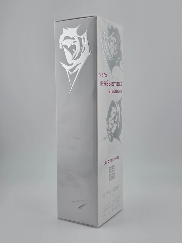 Givenchy Very Irresistible Electric Rose Eau de Toilette 75ml, Vintage Rarität mit stilisierter Rose