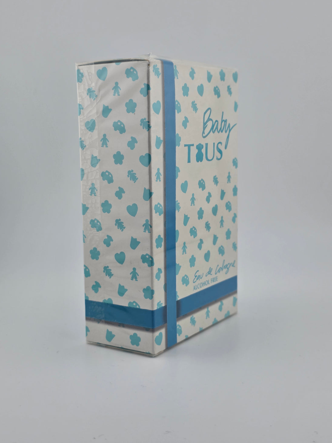 Baby TOUS Eau de Cologne 100ml, alkoholfrei, Vintage Rarität mit Herz- und Auto-Motiv Verpackung