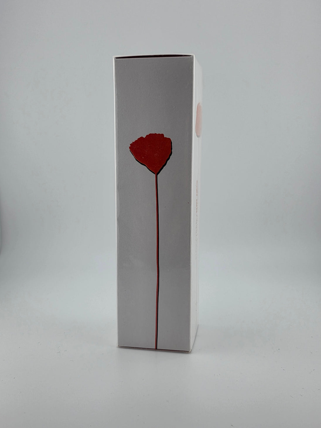 Vintage Eau de Parfum 50ml in weißer Box mit roter Mohnblume, Rarität, limitierte Edition