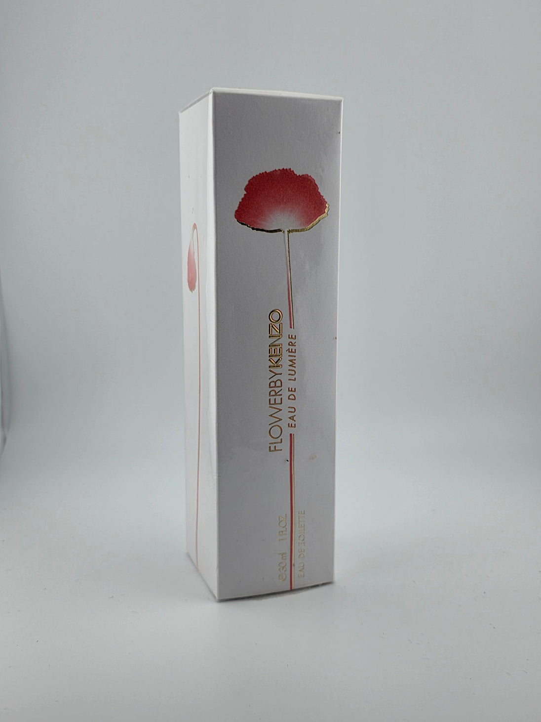 Kenzo Flower by Kenzo Eau de Lumière 30ml Eau de Toilette, Rarität mit roter Blume, Vintage-Verpackung
