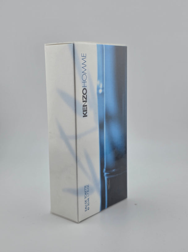 Kenzo Homme Eau de Toilette 50ml, Vintage Herrenparfum in blauer Verpackung, Rarität für Sammler