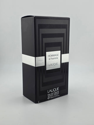 Lalique Hommage à l'homme Eau de Toilette 100ml, Vintage Herrenduft, Rarität, Collector's Edition