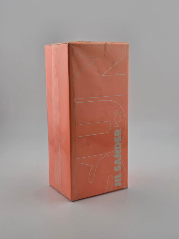 Jil Sander Pop Eau de Toilette 100ml, Vintage Rarität in orangefarbener Verpackung