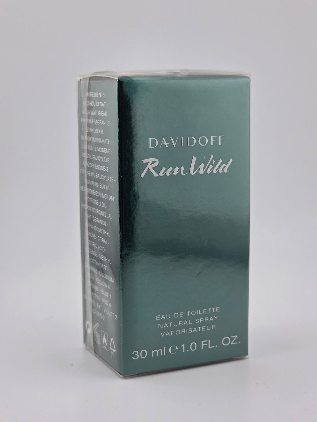 Davidoff Run Wild Eau de Toilette 30ml, Vintage Rarität in grüner Verpackung, limitierte Edition