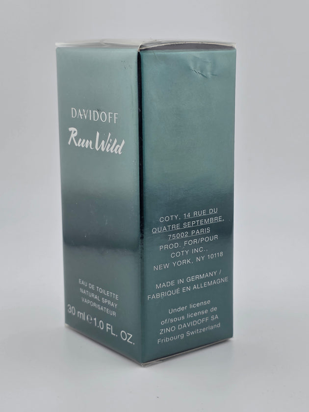 Davidoff Run Wild Eau de Toilette 30ml, Vintage Rarität, limitierte Edition, Collector's Edition