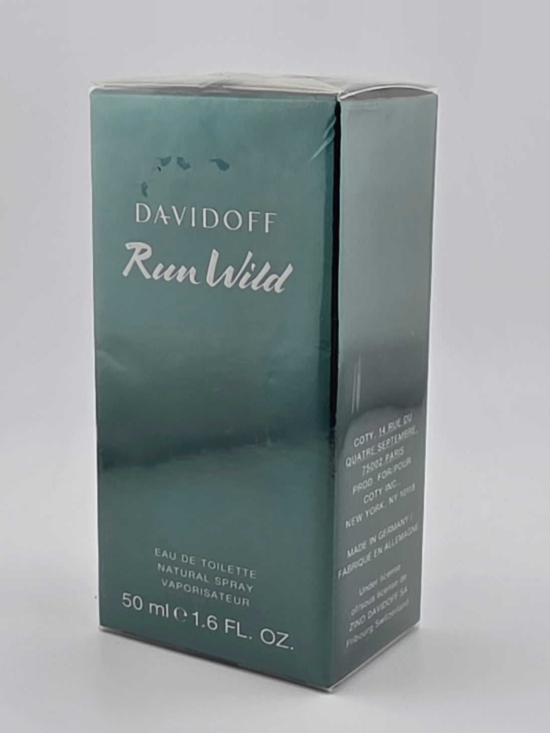 Davidoff Run Wild Eau de Toilette 50ml, Vintage Rarität, limitierte Edition