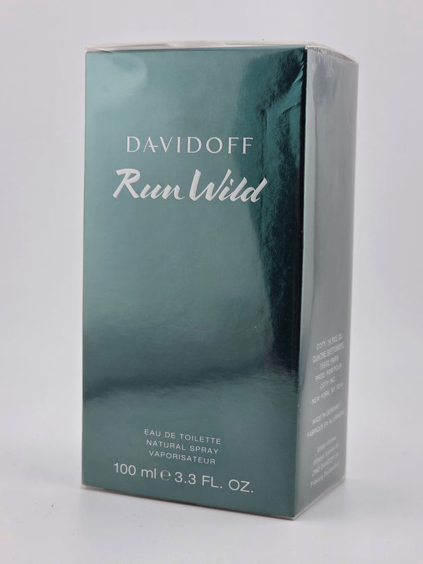 Davidoff Run Wild Eau de Toilette 100ml, Vintage Rarität in grüner Verpackung, Collector's Edition