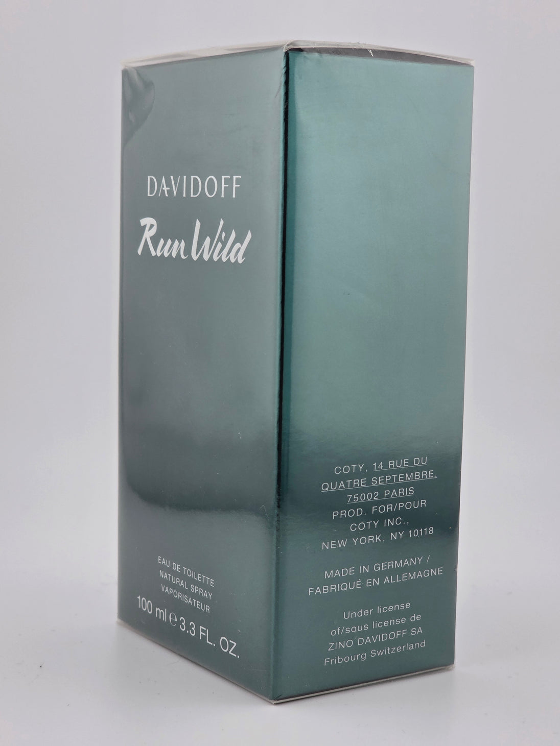 Davidoff Run Wild Eau de Toilette 100ml, Vintage Rarität, limitierte Edition