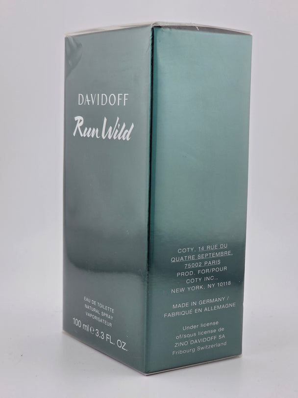 Davidoff Run Wild Eau de Toilette 100ml, Vintage Rarität, limitierte Edition