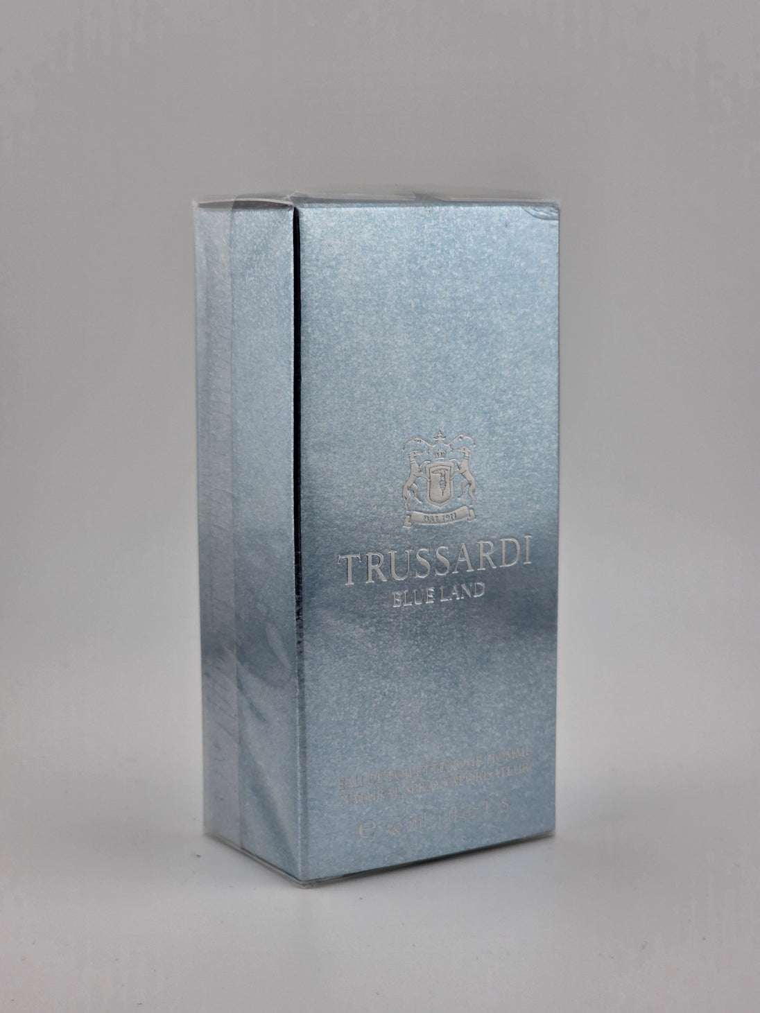 Trussardi Blue Land Eau de Toilette 30ml, Herrenparfum in blauer Box, Rarität & Vintage