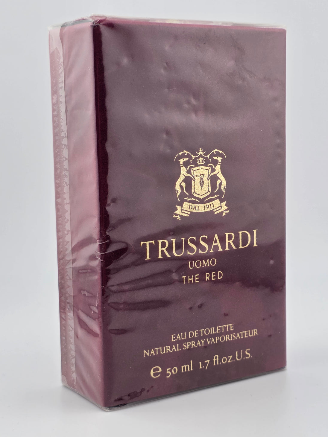 Trussardi Uomo The Red Eau de Toilette 50ml, Vintage Herrenparfum in edler Verpackung, Rarität
