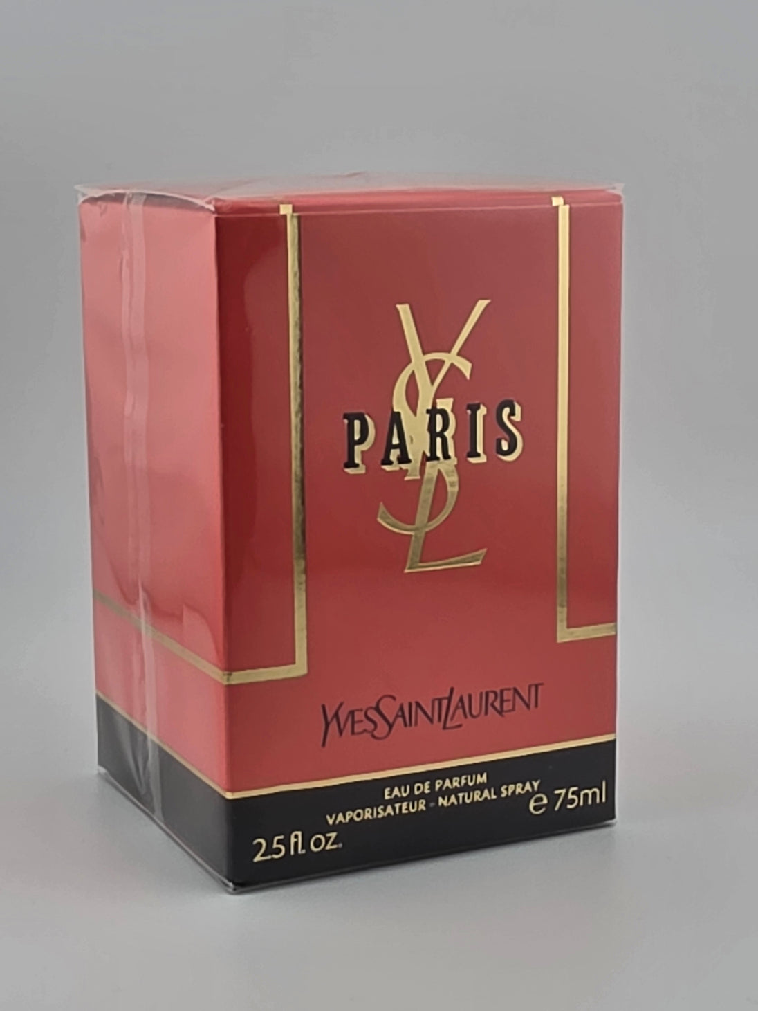 Yves Saint Laurent Paris Eau de Parfum 75ml, Vintage Rarität in roter Verpackung