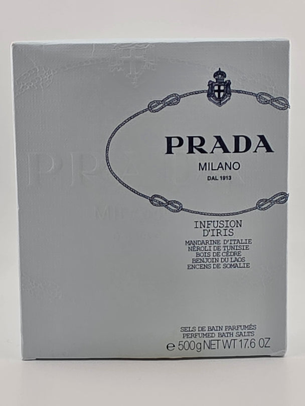 Prada Infusion d'Iris 500g Parfümierte Badesalze, Vintage Rarität, Eau de Parfum Kollektion